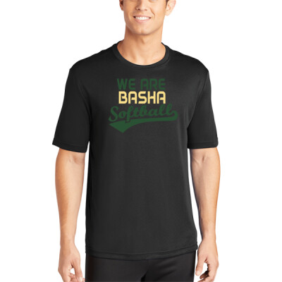 We Are Basha Softball Drifit Shirt- Black   Thumbnail