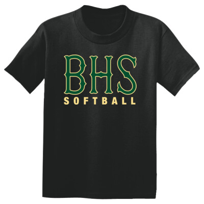 YOUTH BHS Softball Drifit - Black Thumbnail