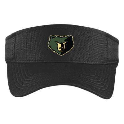 Varsity Black or White RacerMesh Visor Embroidered Logo   Thumbnail