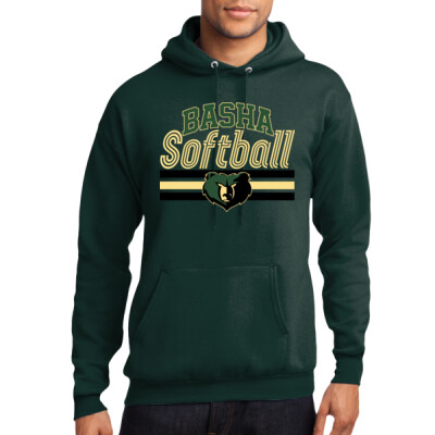 Varsity Basha Softball Hoodie - Green   Thumbnail